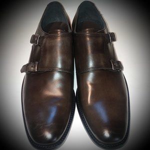 #2 NEW John Varvatos U.S.A double Monk dress shoe
